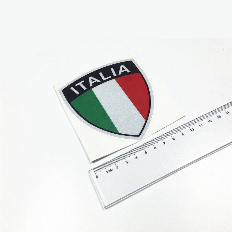 DXYMOO Car Styling Italy Flag Italia Car Sticker Decals Vinyl Tape Reflective for Vespa Piaggio 12x10cm - Image 2